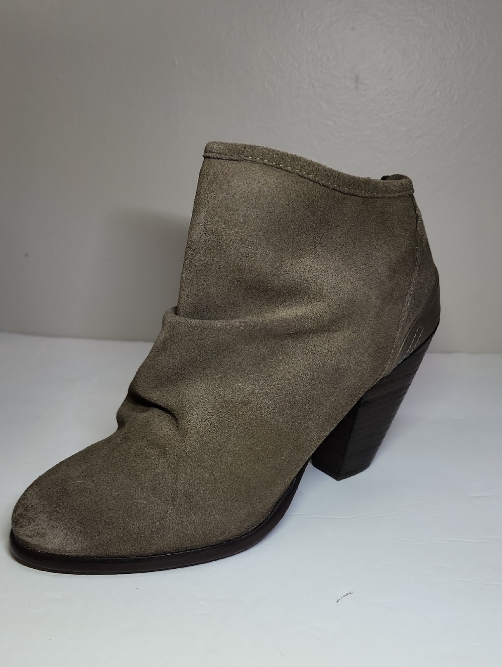 naughty monkey Taupe Suede Ankle Bootie
